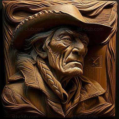 3D model Alfred Cornelius Howland American artist (STL)